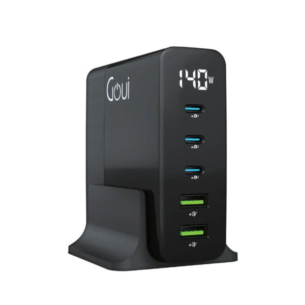 Goui GAN 140 Chargeur de Bureau à 5 Ports - 140W Goui GAN 140 Chargeur de Bureau à 5 Ports - 140W